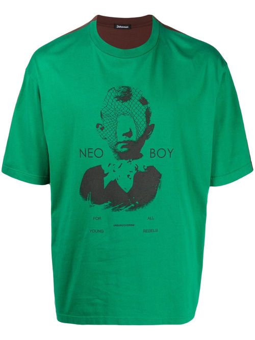 Neo Boy graphic-print T-shirt - Green