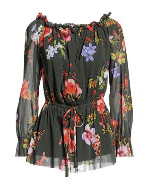 Woman Top Military green Size XS Polyamide