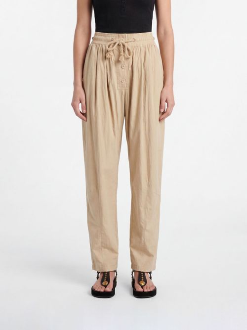 Pants Woman color Brown