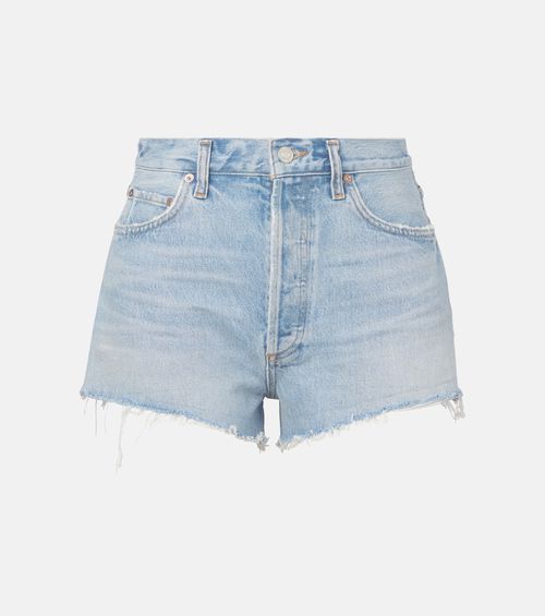 Ridley high-rise denim shorts