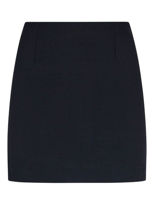 Tailored mini skirt - Blue