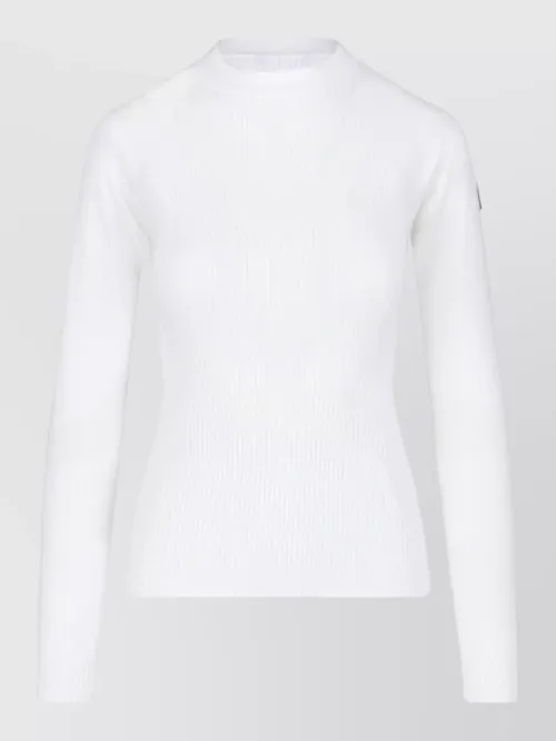 Moncler Grenoble - ribbed crew neck long sleeve top