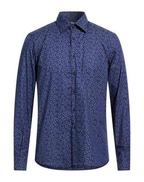 Man Shirt Blue Size 3XL Cotton