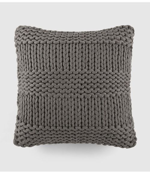 Cozy Chunky Knit Throw Pillow