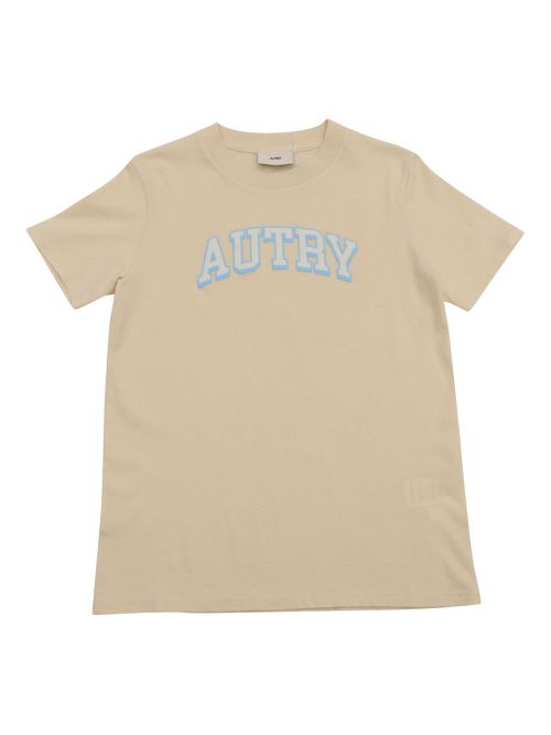 Logo-print T-shirt - Neutrals