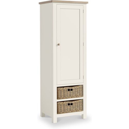 Trelan Painted 3 Drawer Kitchen Larder | Coconut or Grey | Roseland