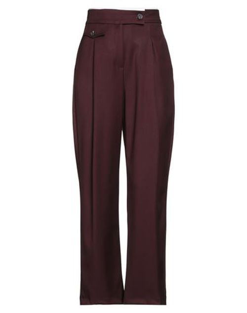 B. yu Woman Pants Plum Size M Polyester, Viscose, Elastane