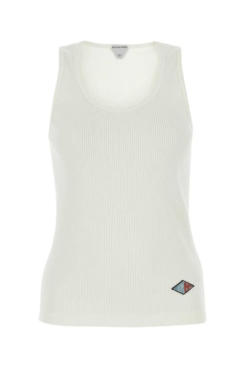 Logo Tank Top — White