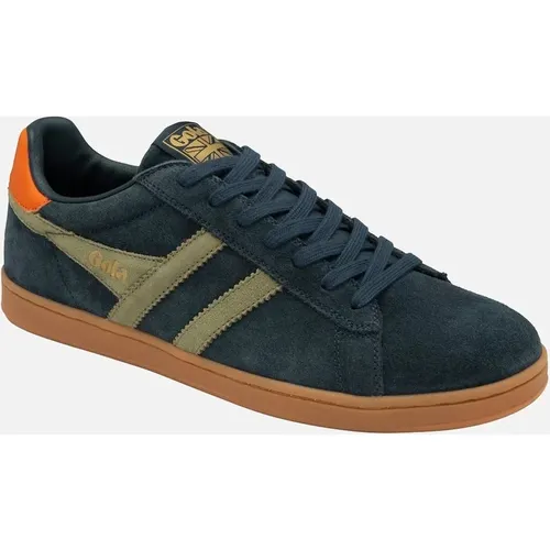 Gola Men's Equipe II Suede Mens Trainers - Navy