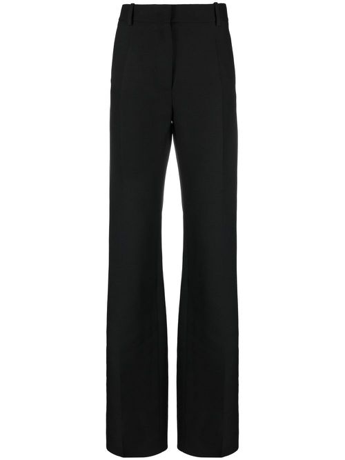 Straight-leg trousers - Black