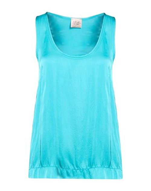 Même Road Woman Top Emerald green Size 6 Viscose