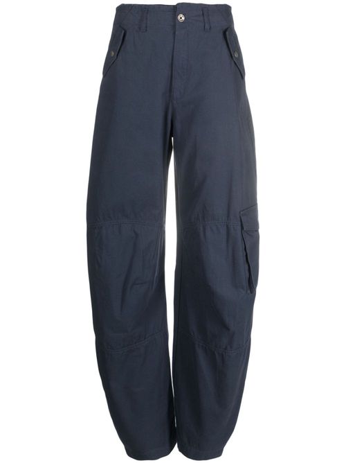 Canvas cargo trousers - Blue