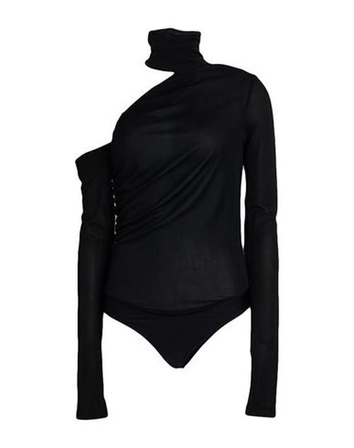 Woman Bodysuit Black Size 6 Polyester