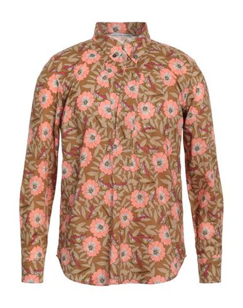 Man Shirt Camel Size 15 ¾ Cotton