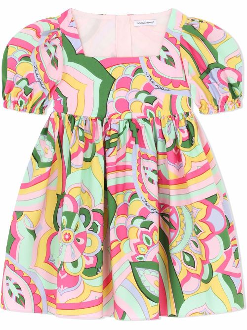 All-over floral dress - Pink
