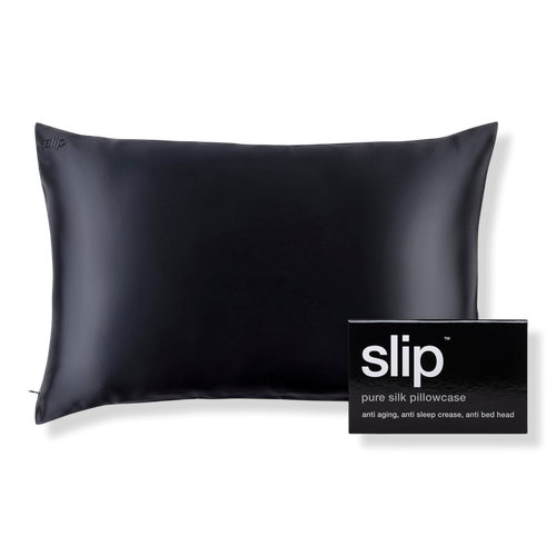 Pure Silk Queen Pillowcase - Black