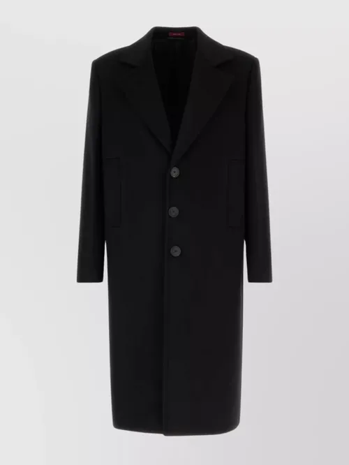 Gucci - wool blend coat notch lape