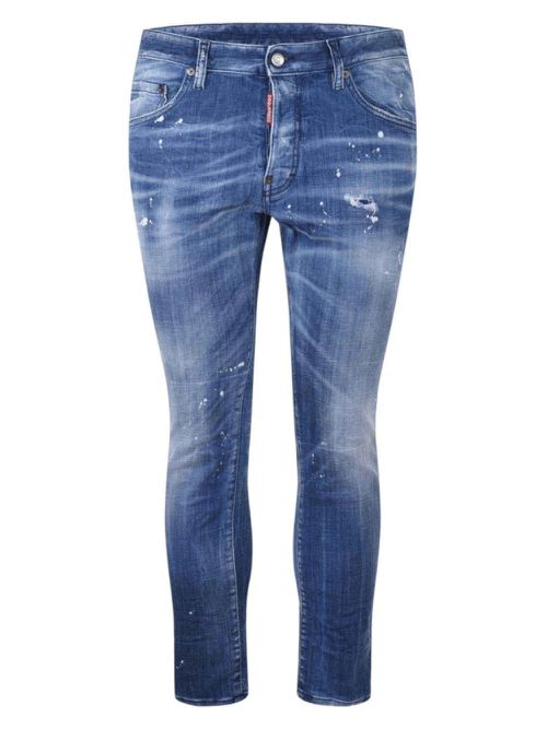 Dsquared2 Filo Wash Skater Blue Jeans - Navy / W