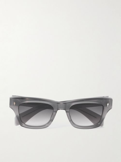 Dealan D-frame Acetate Sunglasses - Gray