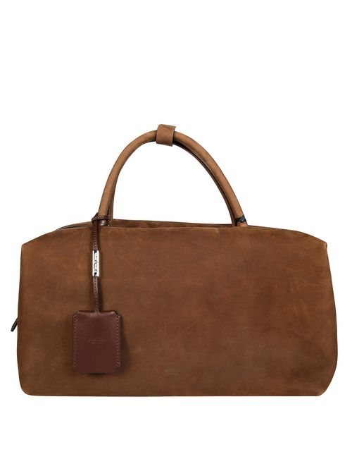 Small Holdall Suede Tote Bag