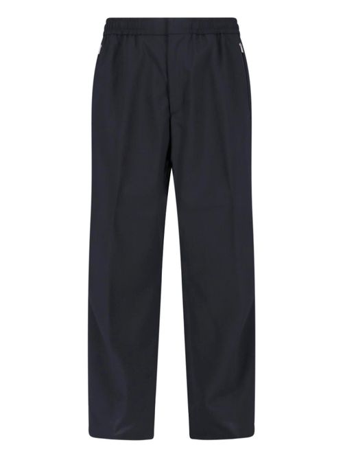 Tailored Wool-Blend Trousers with Polyester Lining
