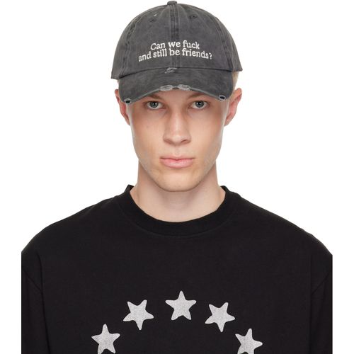 SSENSE Exclusive Black 'Still Be Friends?' Cap