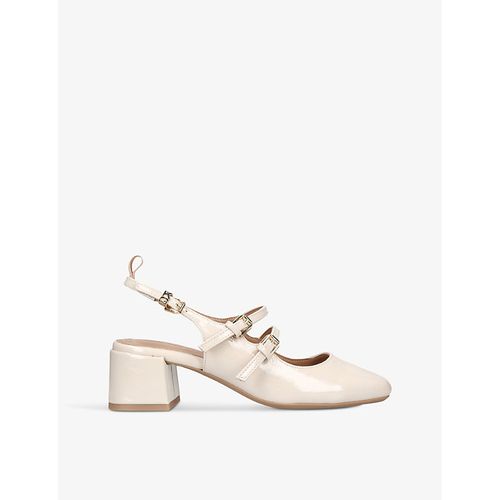 Womens Bone Amy Patent Faux-leather Mary-Jane Court Shoes