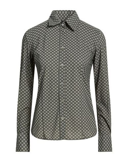Woman Shirt Military green Size 4 Polyamide, Elastane
