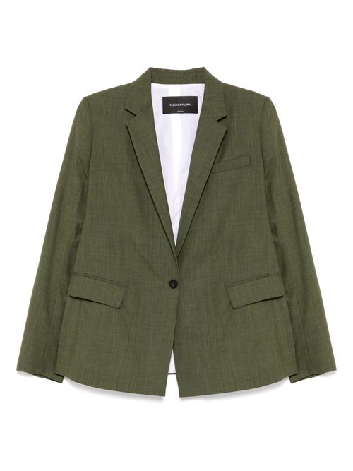 Fabiana Filippi single-breasted blazer - Green