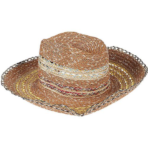 Exquisite J Raffia Fedora Hat