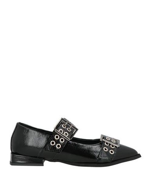 Woman Ballet flats Black Size 7 Leather
