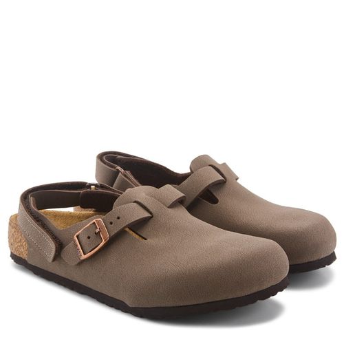 Kids' Tokio Footbed Clog Toddler/Youth Sandals (Mocha)