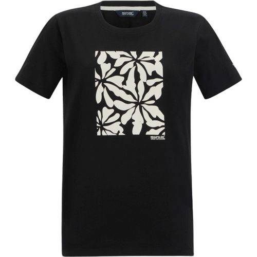 Regatta Womens/Ladies Filandra VX Floral Pattern T-Shirt Black