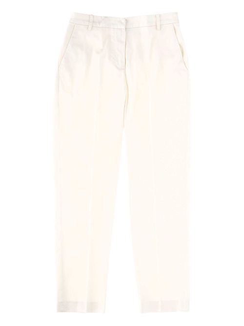EMMA E GAIA straight-leg trousers - White