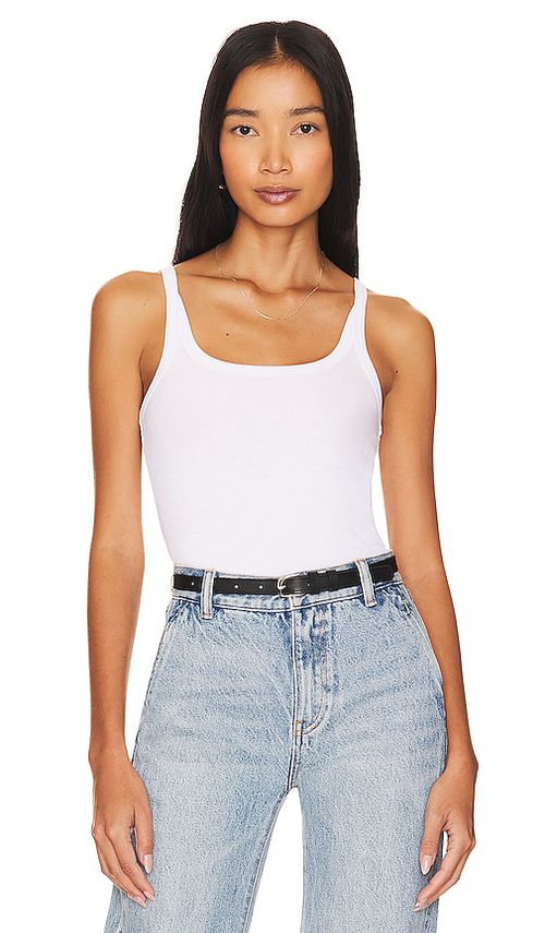 LNA Timeless Ribbed Tank in White. -  XL also in