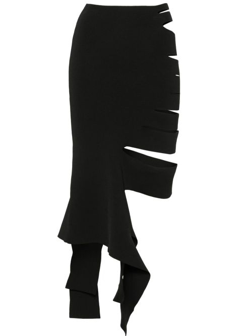 Bandage knit skirt - Black