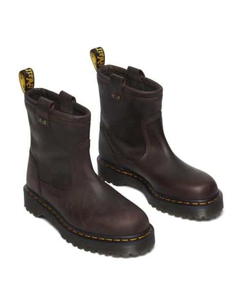 Dr. Martens Unisex Anistone Lo Leather Boots Fashion