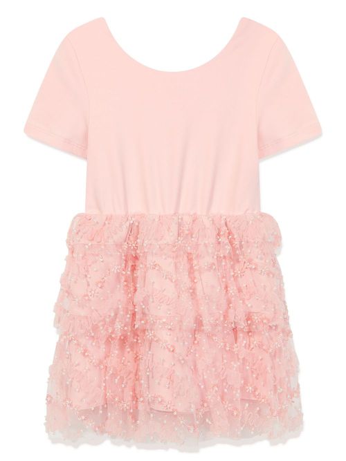 Tiered ruffled dress - Pink