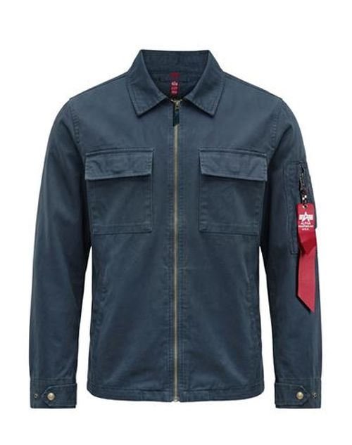 Man Shirt Navy Size S Cotton