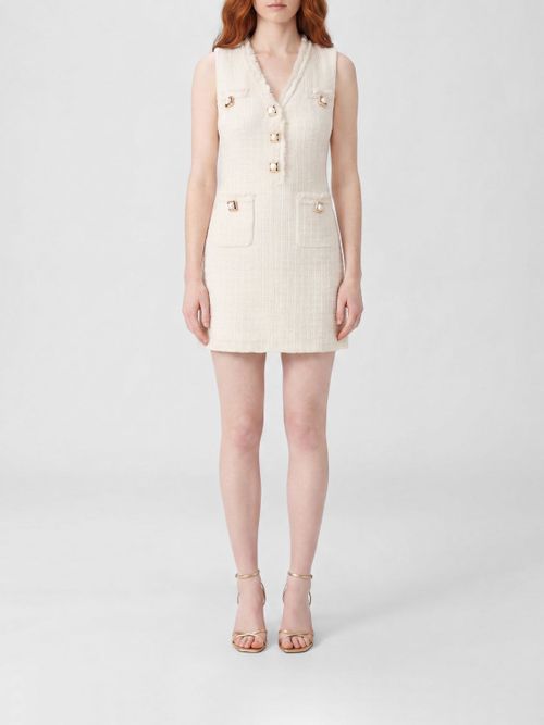 Dress Woman color Cream