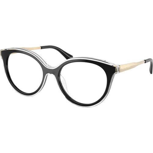 Michael Kors Mujer Michael Kors MK4184U SITGES 3005 Monturas ópticas Inyectado Negro Transparente Redonda Norma
