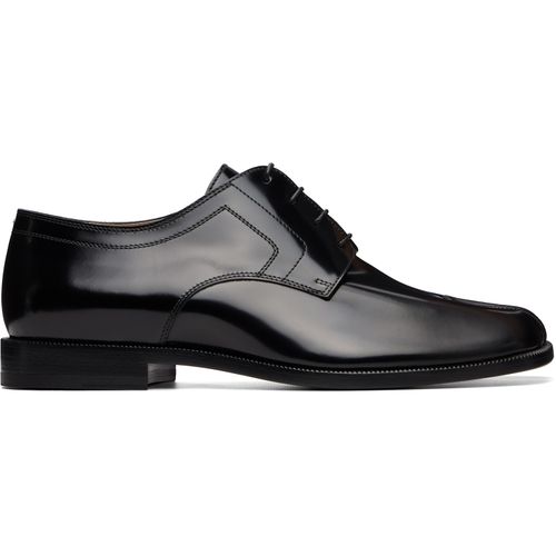 Black Tabi Lace-Up Derbys
