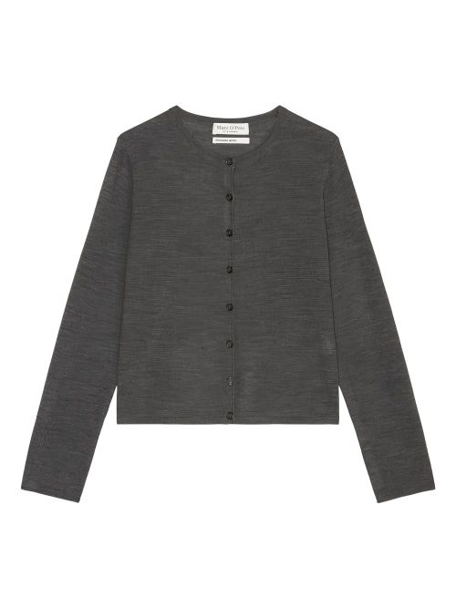 Button-up knit cardigan - Grey