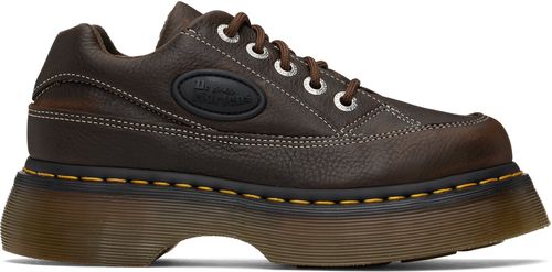 Dr. Martens Brown Buzz 5-Eye Grizzly Leather Derbys