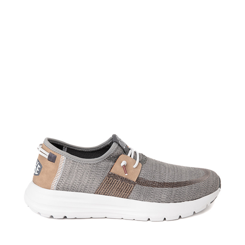 Mens HEYDUDE Sirocco Slip-On Casual Shoe - Grey