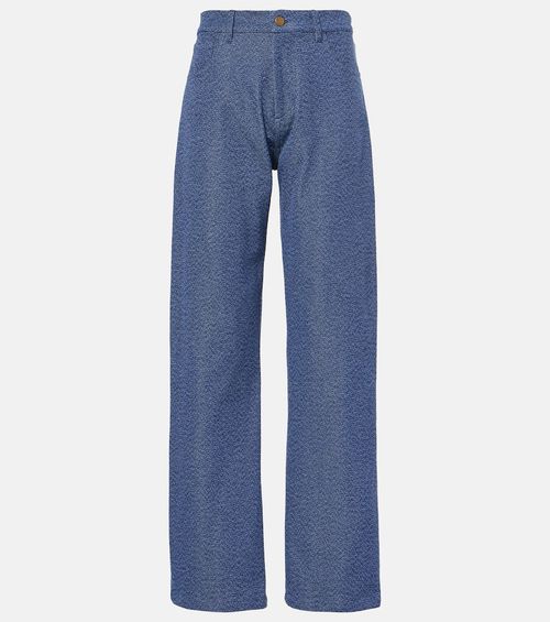 Axel cotton-blend straight pants