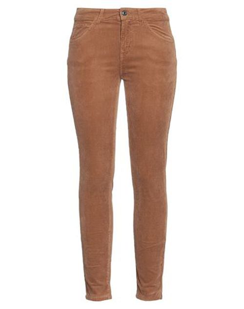 Caractère Woman Pants Camel Size 26 Cotton, Modal, Elastane