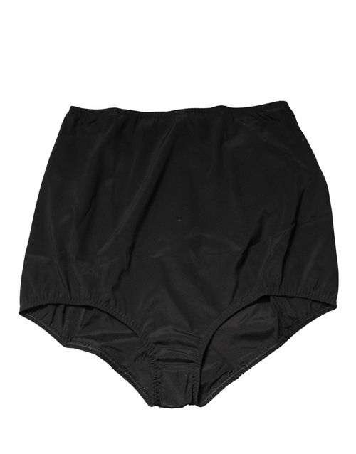 Silk Blend Girdle Panty — Black
