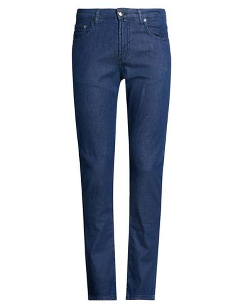 Man Jeans Blue Size 30 Cotton, Elastane