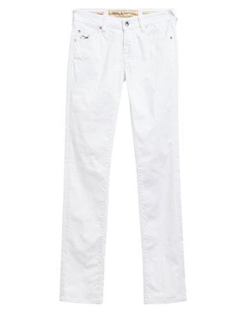 Jacob Cohёn Woman Pants White Size 26 Cotton, Elastane